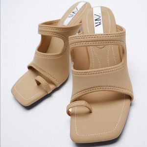 Neosprene heeled sandals